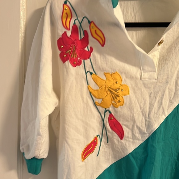 Vintage 80s Top Small Medium READ - Picture 2 of 8